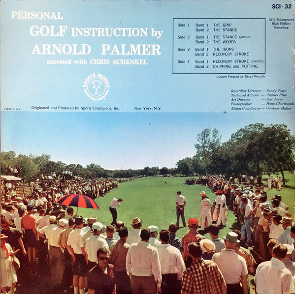 Arnold Palmer (2) : Personal Golf Instructions From Driver Thru Putter (2xLP, Album, Gat)