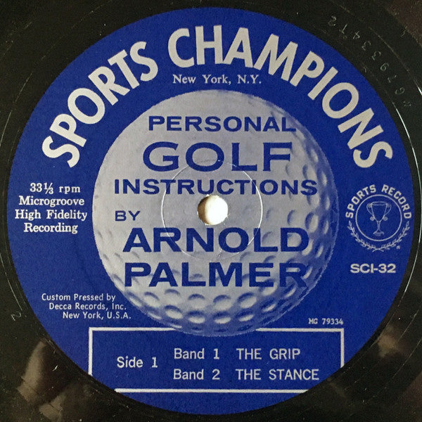 Arnold Palmer (2) : Personal Golf Instructions From Driver Thru Putter (2xLP, Album, Gat)