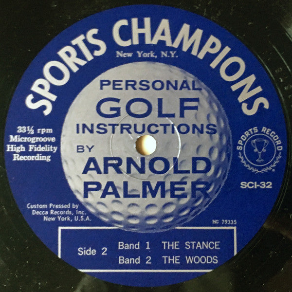Arnold Palmer (2) : Personal Golf Instructions From Driver Thru Putter (2xLP, Album, Gat)