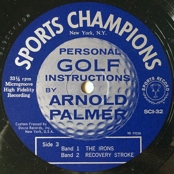 Arnold Palmer (2) : Personal Golf Instructions From Driver Thru Putter (2xLP, Album, Gat)