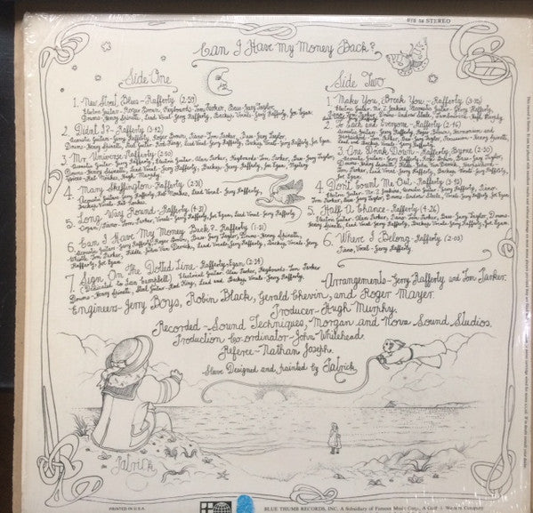 Gerry Rafferty : Can I Have My Money Back? (LP, Album)