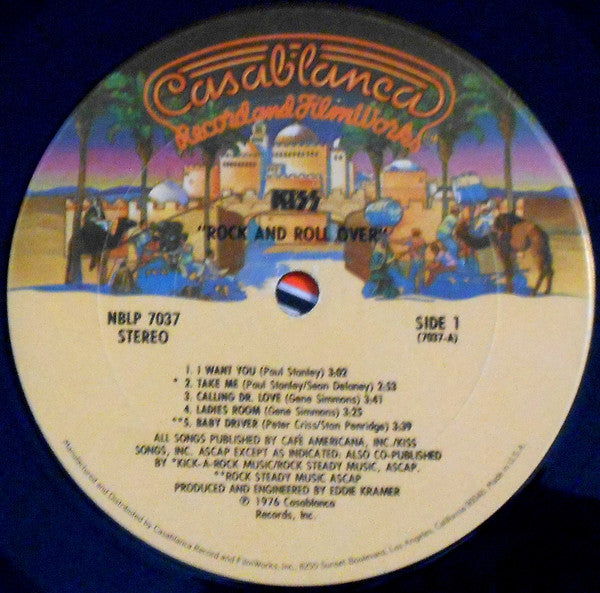 Kiss : Rock And Roll Over (LP, Album, Pit)