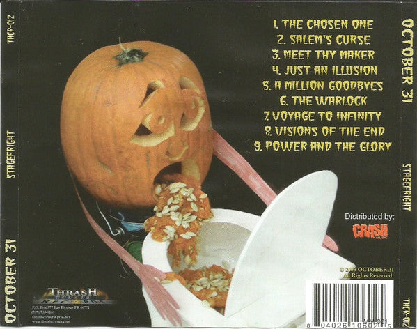 October 31 : Stagefright (CD, Album)