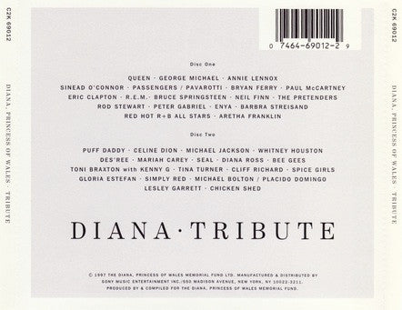 Various : Diana, Princess Of Wales Tribute (2xCD, Album, Comp, Spr)