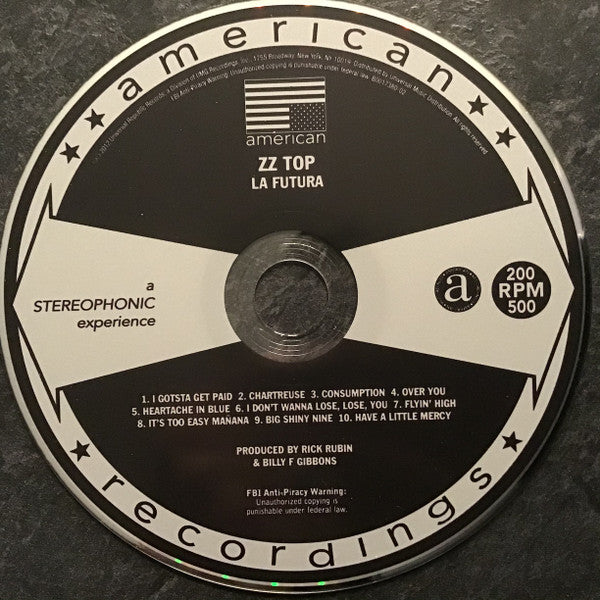 ZZ Top : La Futura (CD, Album)