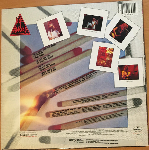 Def Leppard : Pyromania (LP, Album, 72 )