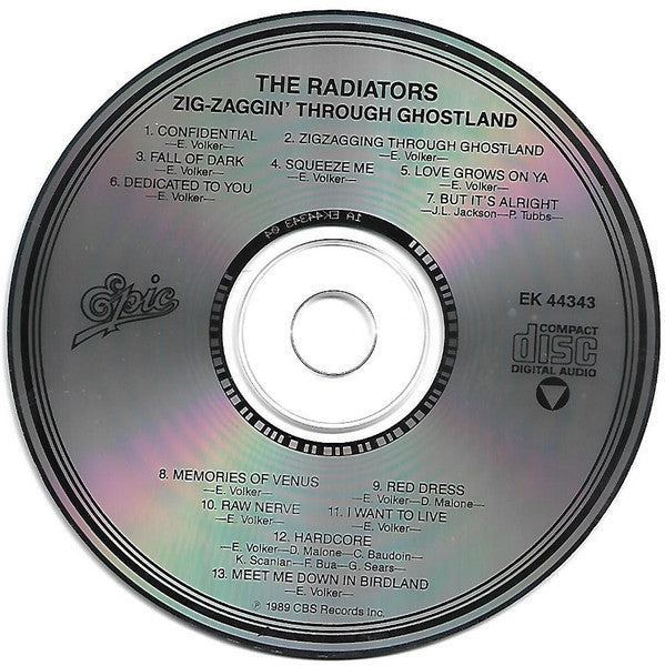 The Radiators : Zig-Zaggin' Through Ghostland (CD, Album)