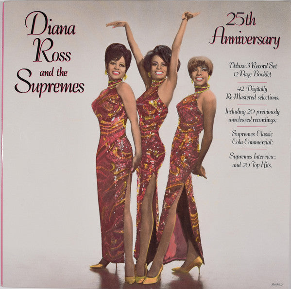 The Supremes : 25th Anniversary (3xLP, Comp, RM, SRP)