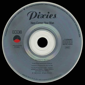 Pixies : Here Comes Your Man (CD, Single, Promo)