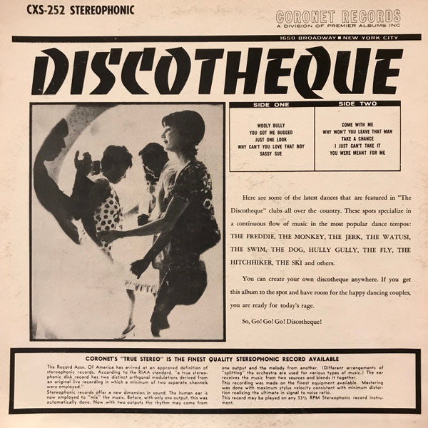 Unknown Artist : Discotheque (LP)