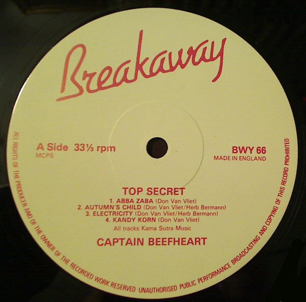Captain Beefheart : Top Secret (LP, Comp)