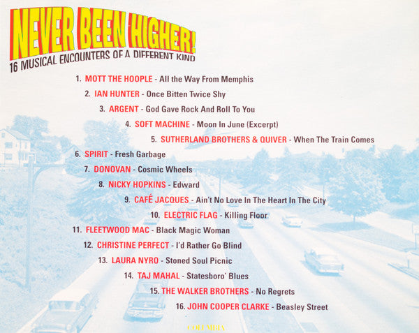 Various : Never Been Higher (CD, Comp, Smplr)