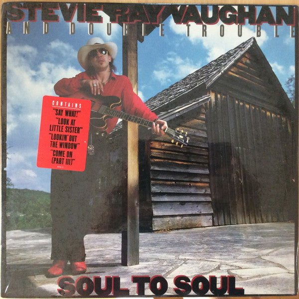 Stevie Ray Vaughan And Double Trouble* : Soul To Soul (LP, Album, Pit)