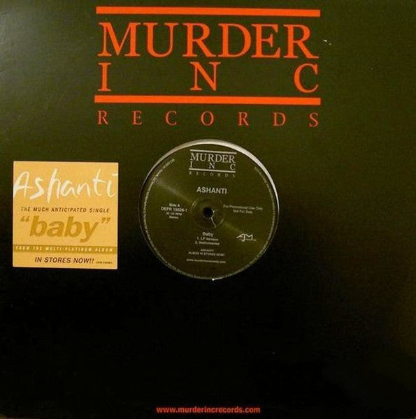 Ashanti : Baby (12", Single, Promo)