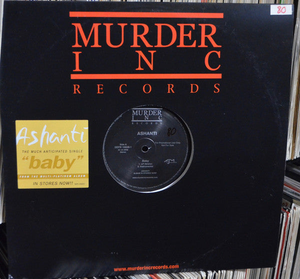 Ashanti : Baby (12", Single, Promo)
