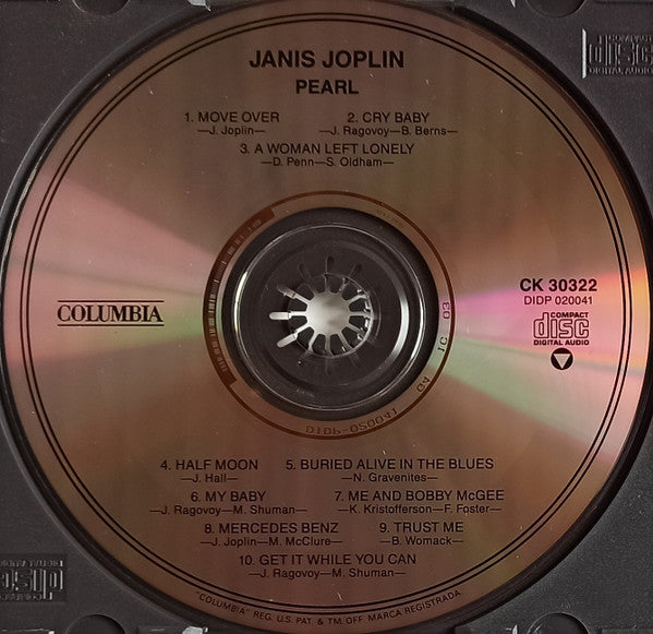 Janis Joplin : Pearl (CD, Album, RE)