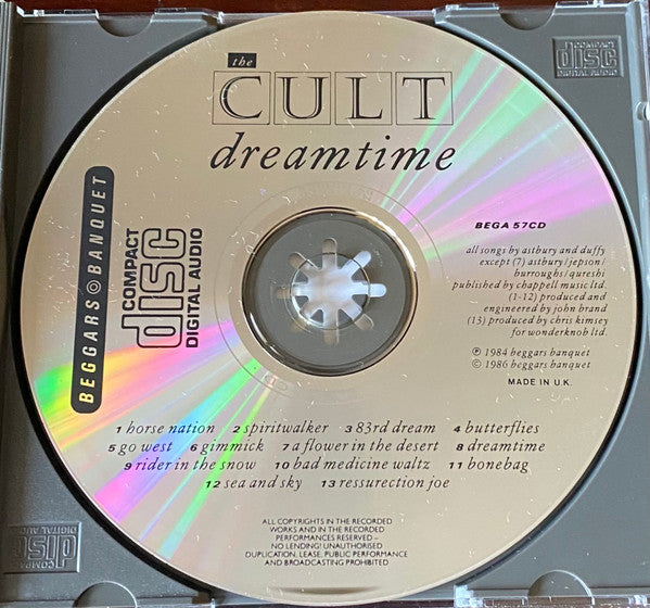 The Cult : Dreamtime (CD, Album, RE)