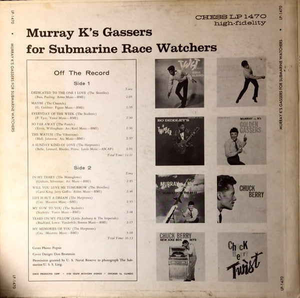 Various : Murray The K's Gassers For Submarine Race Watchers (LP, Comp, Mono)