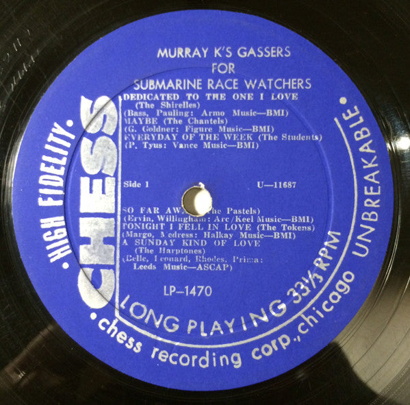Various : Murray The K's Gassers For Submarine Race Watchers (LP, Comp, Mono)