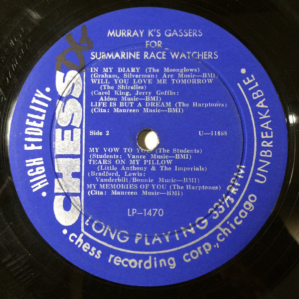 Various : Murray The K's Gassers For Submarine Race Watchers (LP, Comp, Mono)