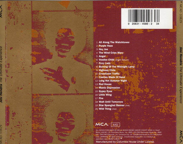 Jimi Hendrix : The Ultimate Experience (CD, Comp, Club, RM, Spe)