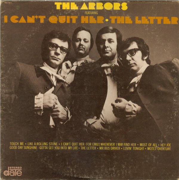 The Arbors : Featuring: I Can't Quit Her - The Letter (LP, Album, Pit)