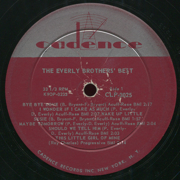 Everly Brothers : The Everly Brothers' Best (LP, Comp, Mono)