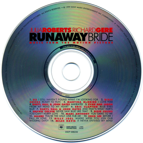 Various : Runaway Bride (Music From The Motion Picture) (CD, Album, Comp)