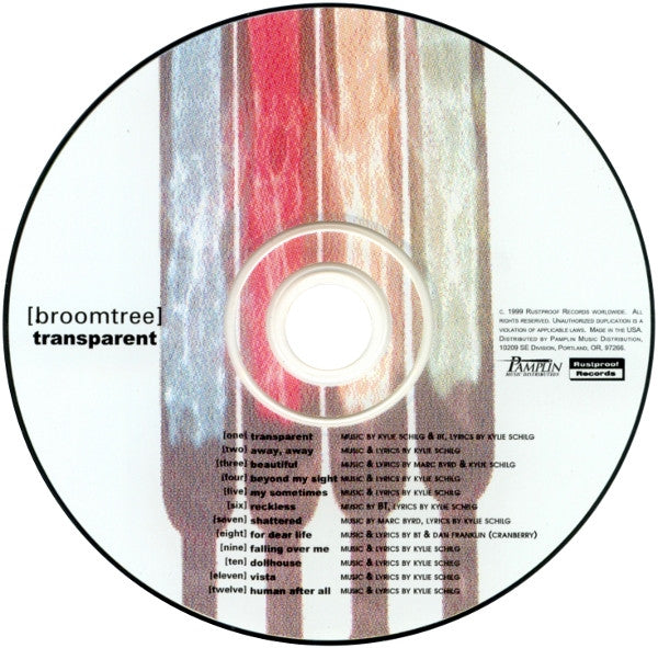 Broomtree : Transparent (CD, Album)