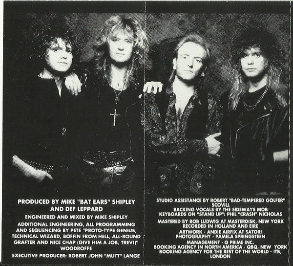 Def Leppard : Adrenalize (Cass, Album, 72,)