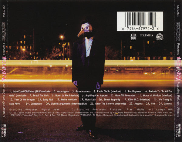 Wyclef Jean Featuring Refugee Camp All Stars : The Carnival (CD, Album)