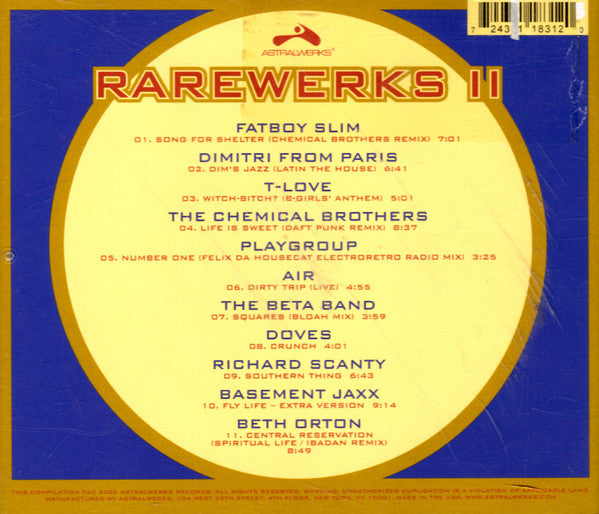 Various : Rarewerks II (CD, Comp, Promo)