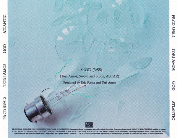 Tori Amos : God (CD, Single, Promo)