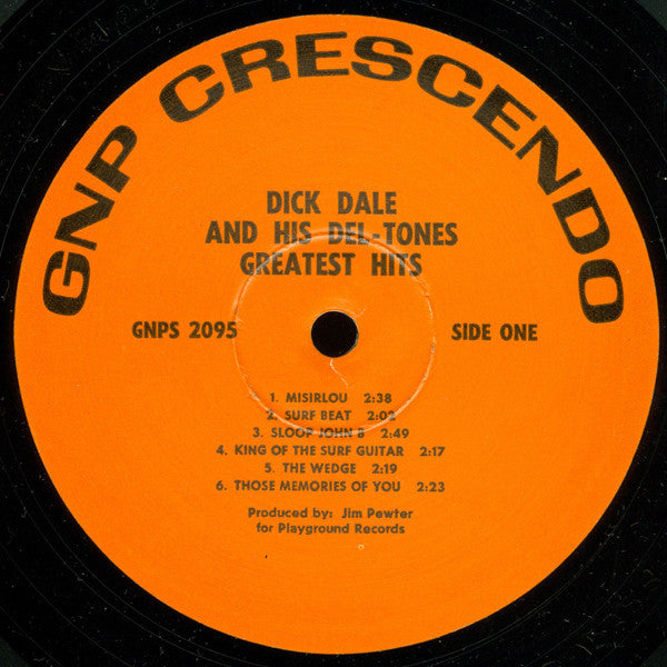 Dick Dale & His Del-Tones : Greatest Hits (LP)