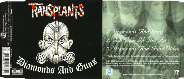 Transplants : Diamonds And Guns (CD, Single, Enh)