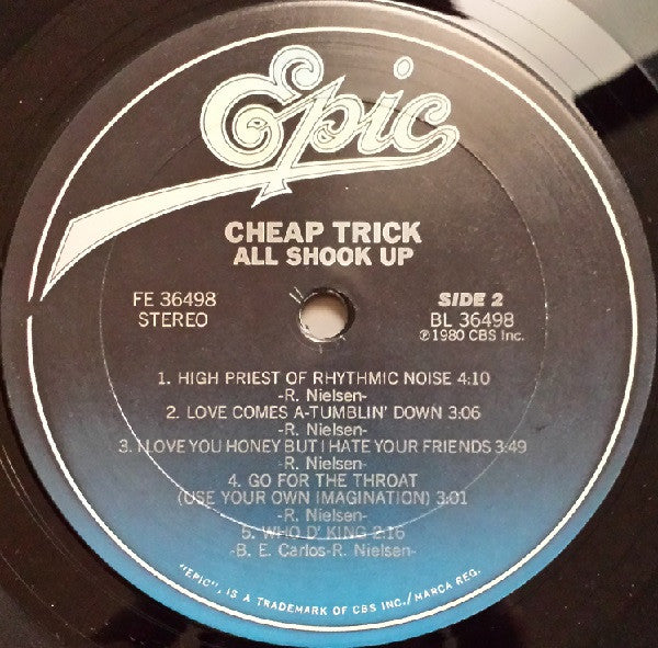Cheap Trick : All Shook Up (LP, Album, San)