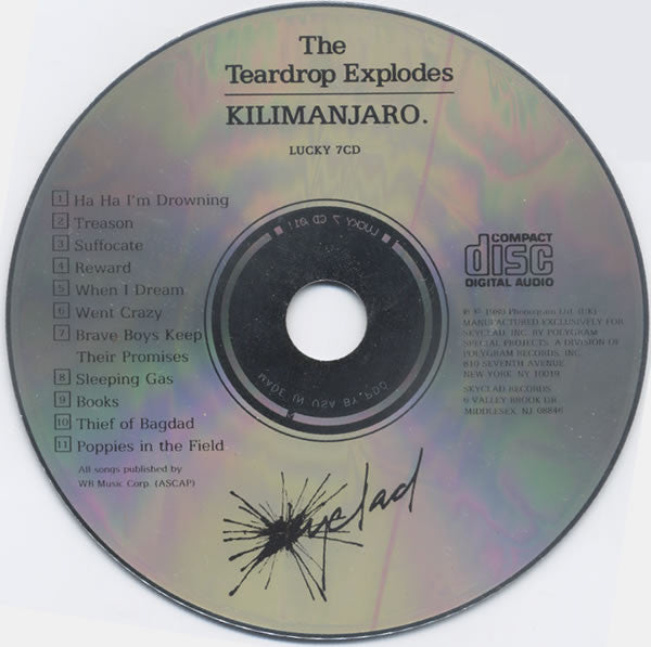 The Teardrop Explodes Featuring Julian Cope : Kilimanjaro (CD, Album, RE)