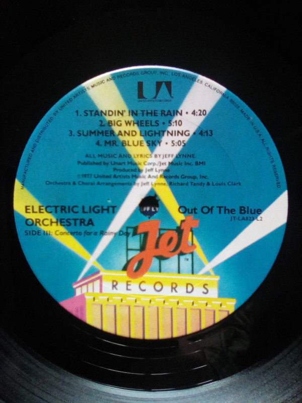 Electric Light Orchestra : Out Of The Blue (2xLP, Album, Ter)