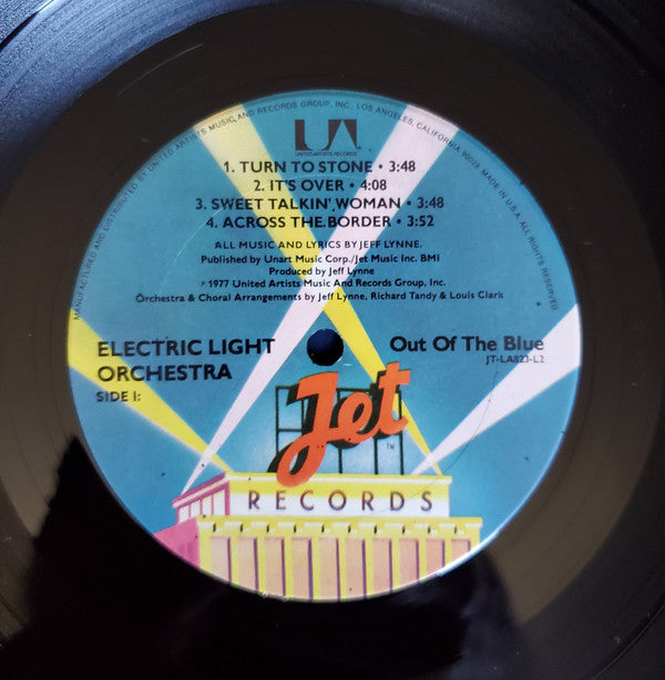 Electric Light Orchestra : Out Of The Blue (2xLP, Album, Ter)