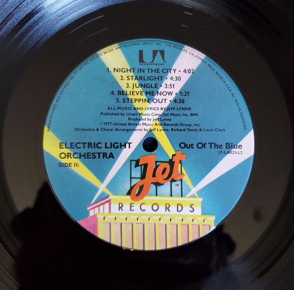 Electric Light Orchestra : Out Of The Blue (2xLP, Album, Ter)