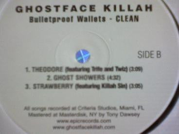 Ghostface Killah : Bulletproof Wallets (2xLP, Album, Promo, Cle)