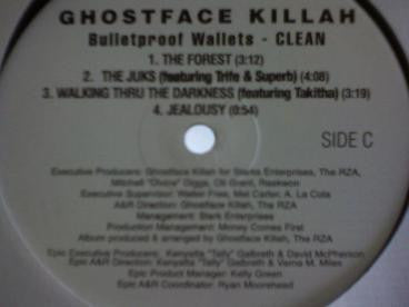 Ghostface Killah : Bulletproof Wallets (2xLP, Album, Promo, Cle)