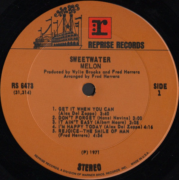 Sweetwater : Melon (LP, Album, Pit)