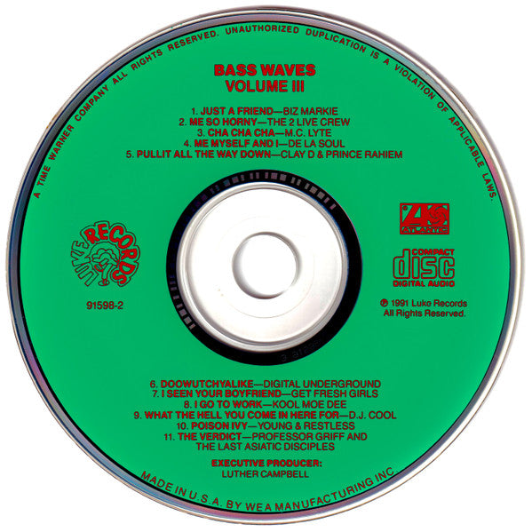 Various : Bass Waves Volume 3 (CD, Comp)
