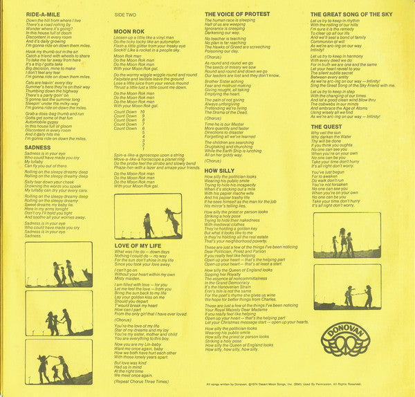 Donovan : 7-Tease (LP, Album)