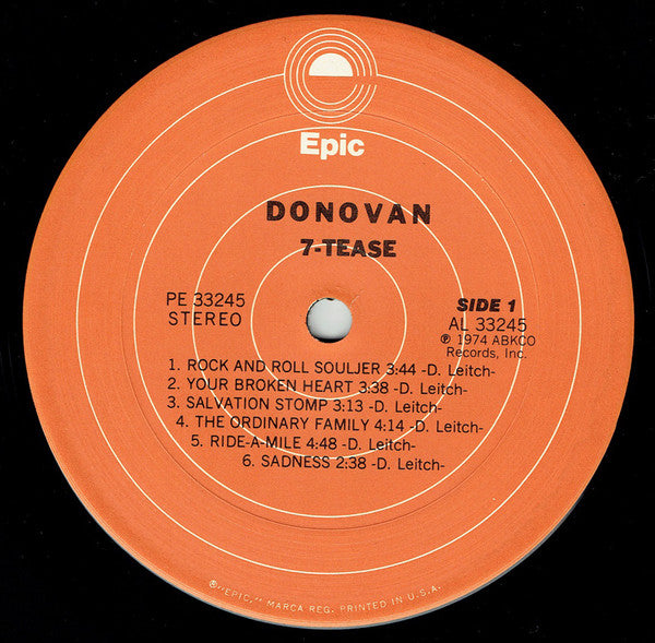 Donovan : 7-Tease (LP, Album)