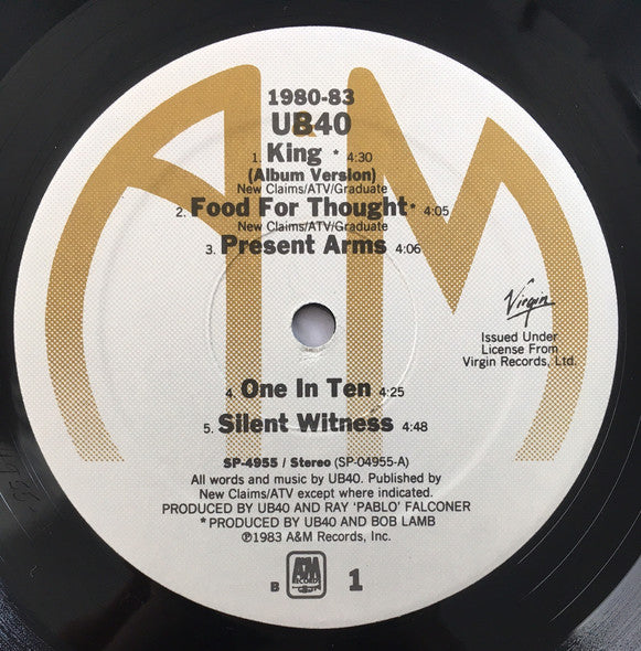 UB40 : 1980-1983 (LP, Comp, B =)