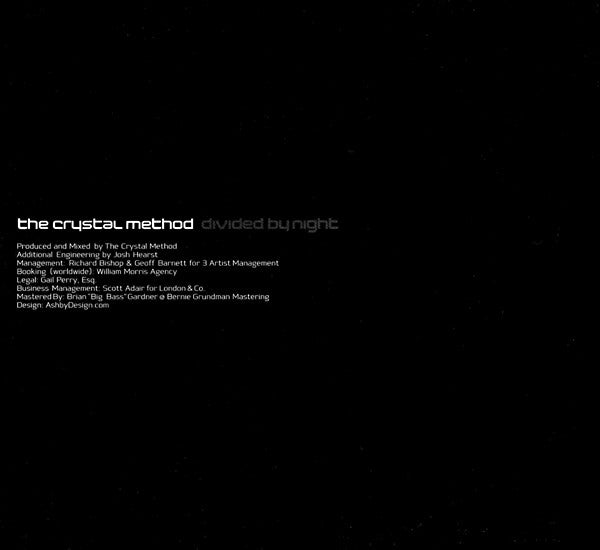 The Crystal Method : Divided By Night (CD, Album)