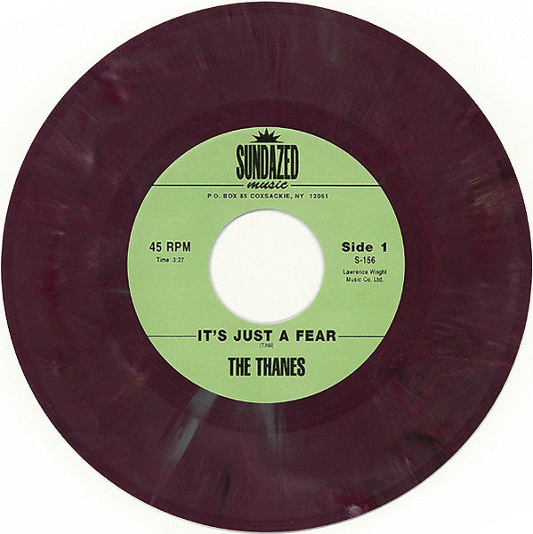 The Thanes : It's Just A Fear / Sun Didn't Come Out Today (7", Single, Mix)