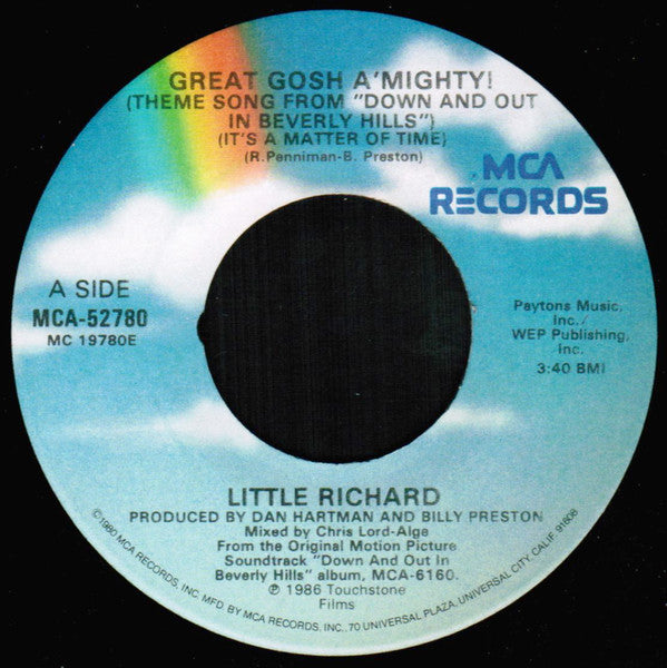 Little Richard : Great Gosh A'Mighty! (7", Glo)